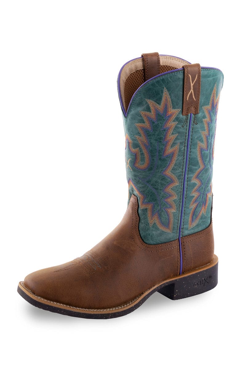 Twisted X Womens Boots & Shoes WMN 6.5 / Cinnamon/Turquoise Twisted X Boots Womens Tech X2 (TCWXTR005)