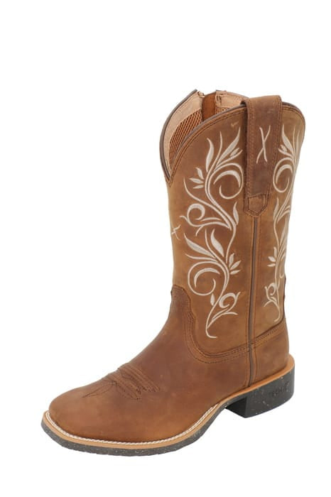 Twisted X Womens Boots - Shoes WMN 6.5 / Oiled Brown/Brown Twisted X Boots Womens 11 Tech X2 Zip
