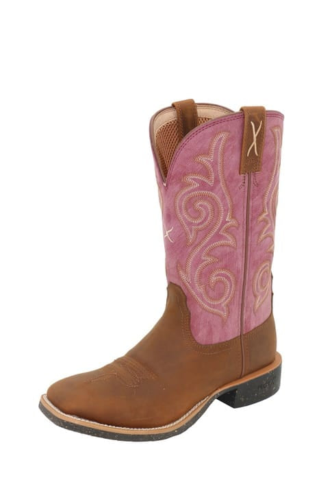 Twisted X Womens Boots - Shoes WMN 6.5 / Russet Brown/Dusty Pink Twisted X Boots Womens 11 Tech X2