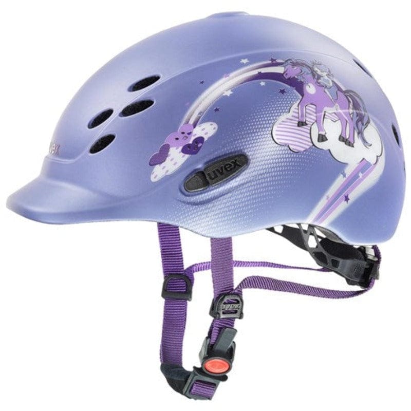 Uvex Helmets 49-54cm Uvex Princess Riding Helmet Violet (UVX1235VI)