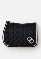 Vala Equestrian Saddle Pads English Full / Black Vala Equestrian Saddlepad Super Luxe Jump