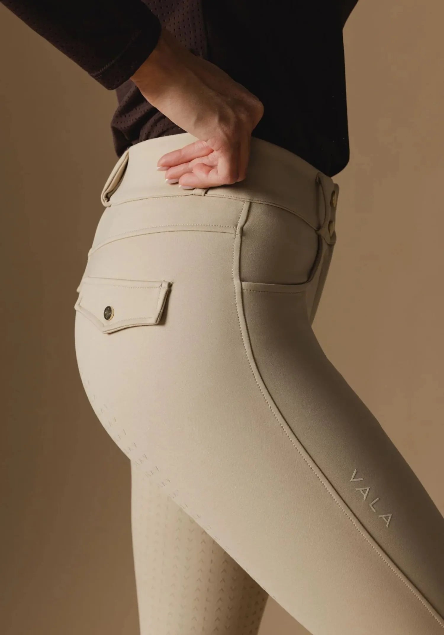 Vala Equestrian Womens Jodhpurs - Breeches Vala Equestrian Breeches Womens Ultimate Button Up