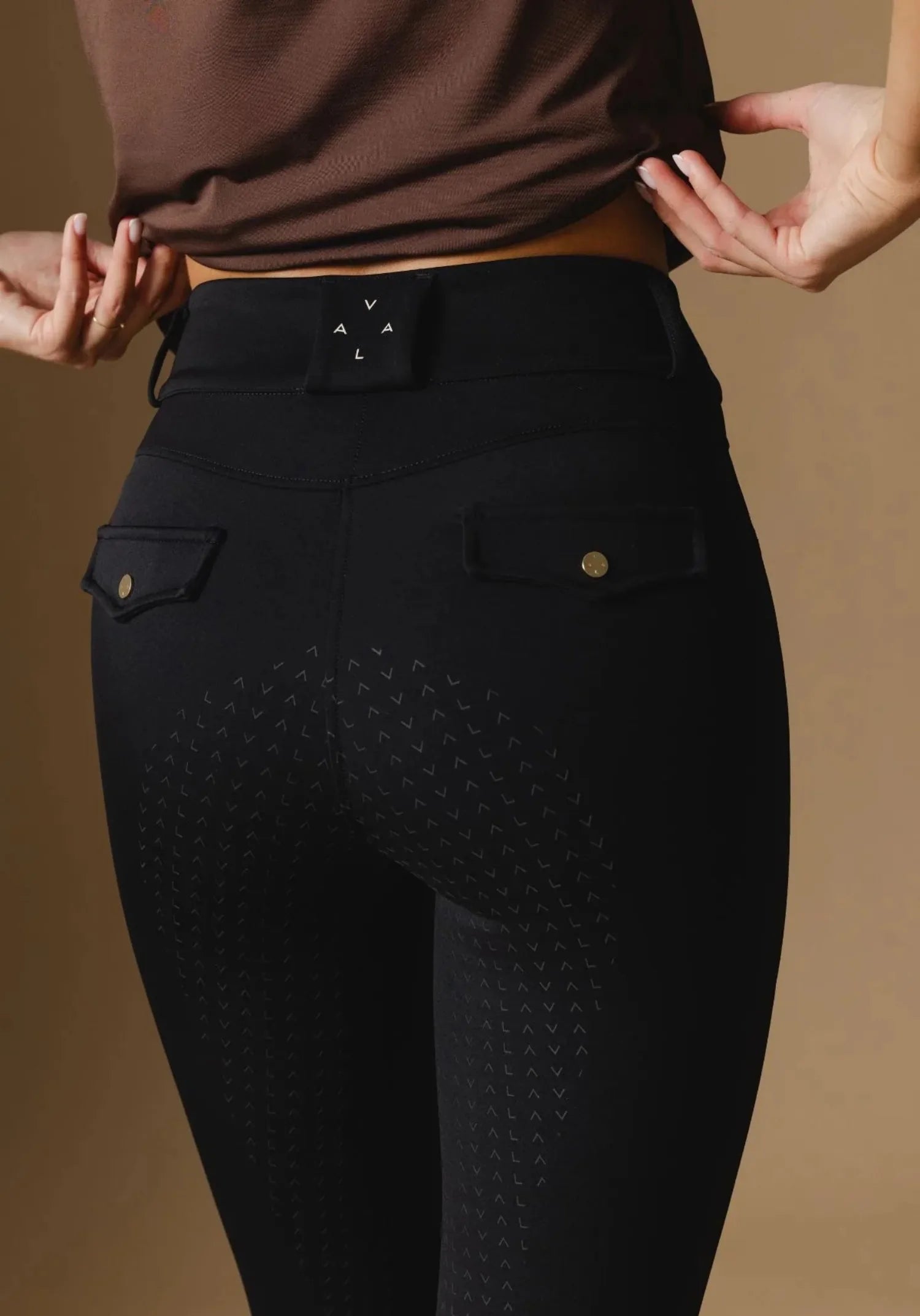 Vala Equestrian Womens Jodhpurs - Breeches Vala Equestrian Breeches Womens Ultimate Button Up