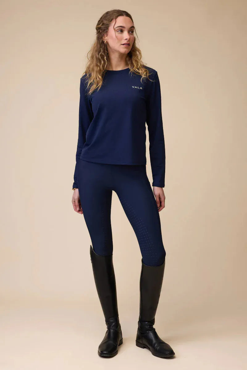 Vala Equestrian Womens Jodhpurs - Breeches Vala Equestrian Tights Womens Active Everyday Riding