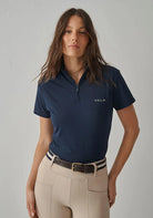 Vala Equestrian Womens Riding Tops - Jackets S / Navy Vala Equestrian Shirt Womens Elsa Mesh