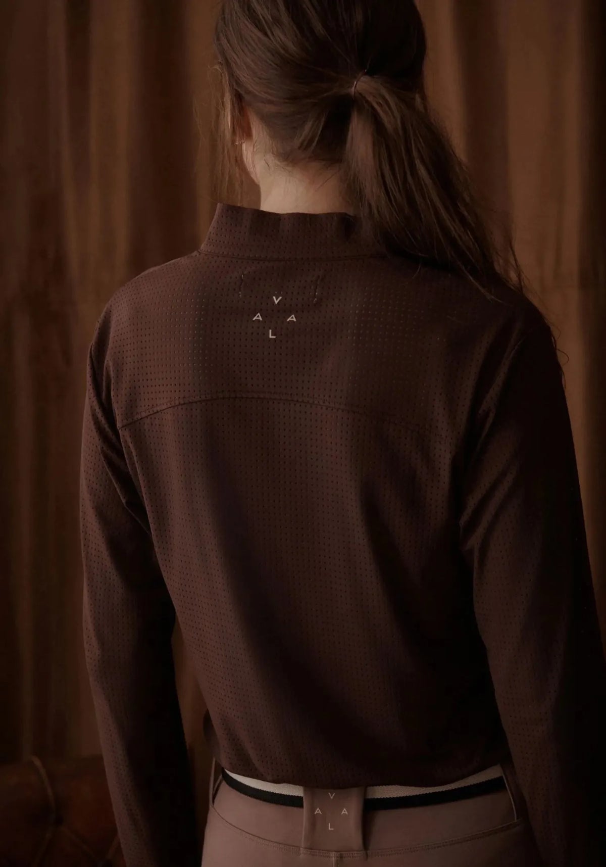 Vala Equestrian Womens Riding Tops - Jackets Vala Equestrian Shirt Womens Elsa Mesh Zip