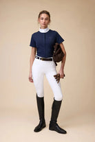 Vala Equestrian Womens Riding Tops - Jackets Vala Equestrian Shirt Womens Show Mesh