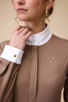 Vala Equestrian Womens Riding Tops - Jackets Vala Equestrian Shirt Womens Show Mesh