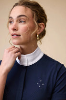 Vala Equestrian Womens Riding Tops - Jackets XS / Navy Vala Equestrian Shirt Womens Show Mesh