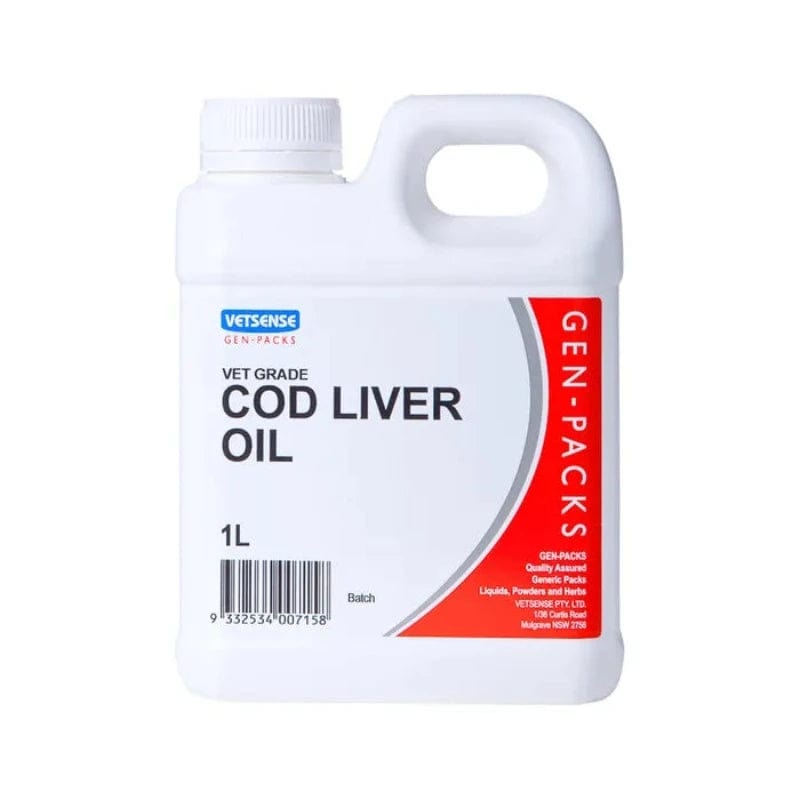 Vetsense Vet & Feed 1L Vetsense Cod Liver Oil (GPCL3715)