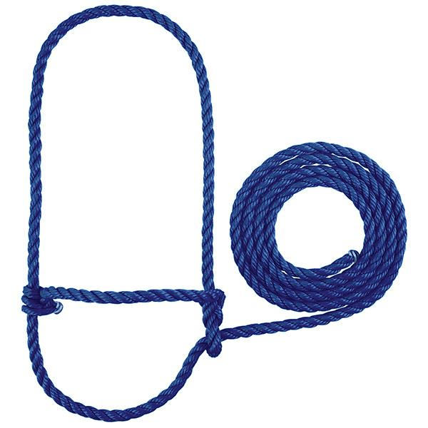 Weaver Cattle Products Weaver Poly Rope Cattle Halter with Lead