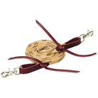 Weaver Reins 8ft / Black/Tan Weaver Wax Roper Rein