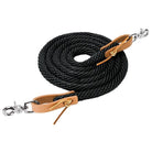 Weaver Reins 8ft / Black Weaver Poly Roper Rein (WEA35-2027)