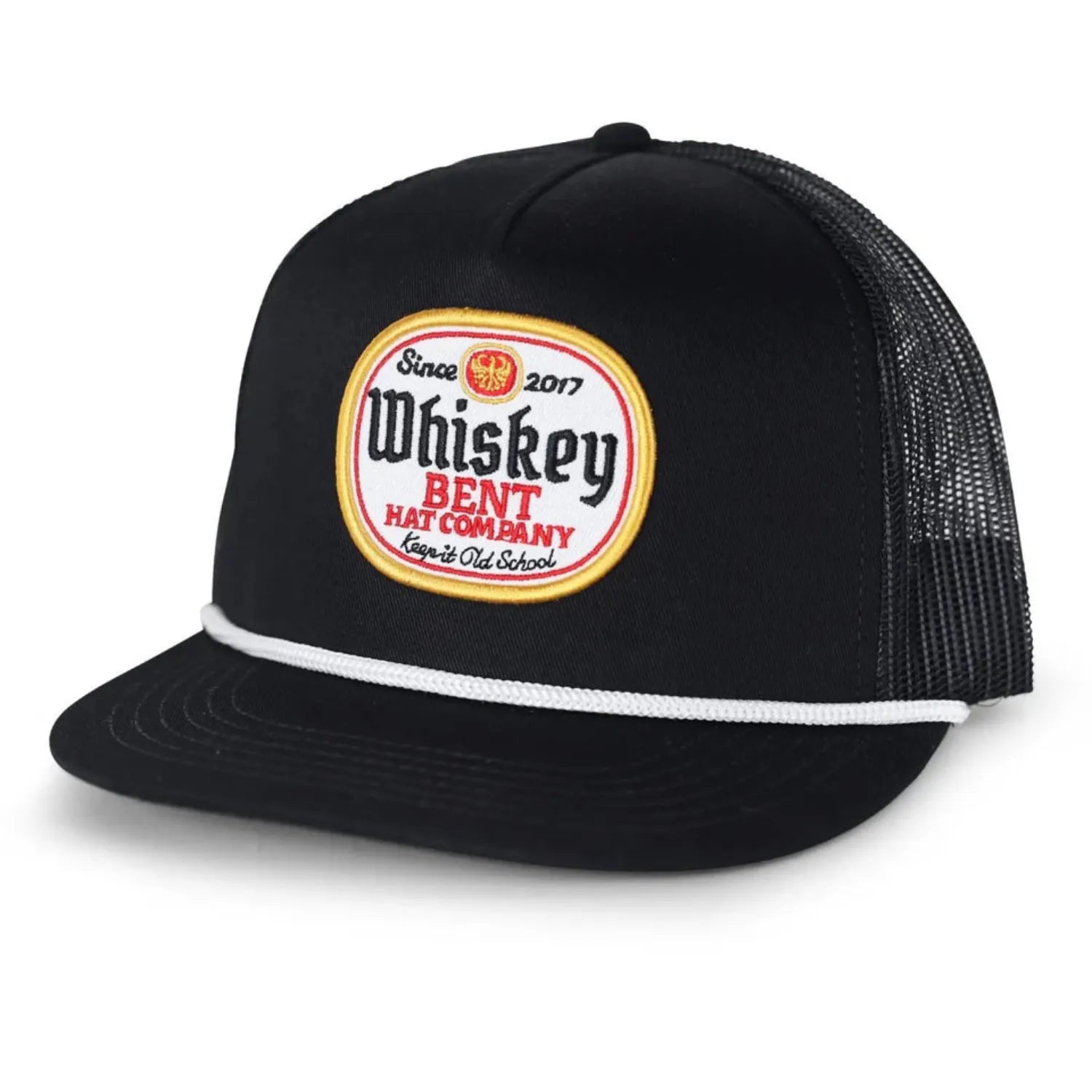 Whiskey Bent Hat Co Caps Black Whiskey Bent Hat Co Cap Trucker Black Label