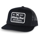 Whiskey Bent Hat Co Caps Black Whiskey Bent Hat Co Cap Trucker Black Top