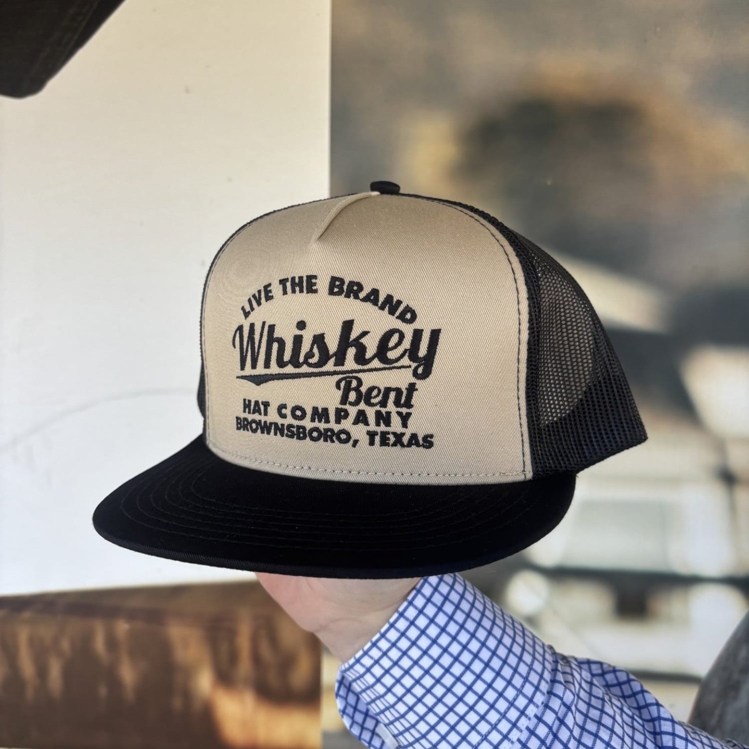 Whiskey Bent Hat Co Caps Tan Whiskey Bent Hat Co Cap Trucker Cali