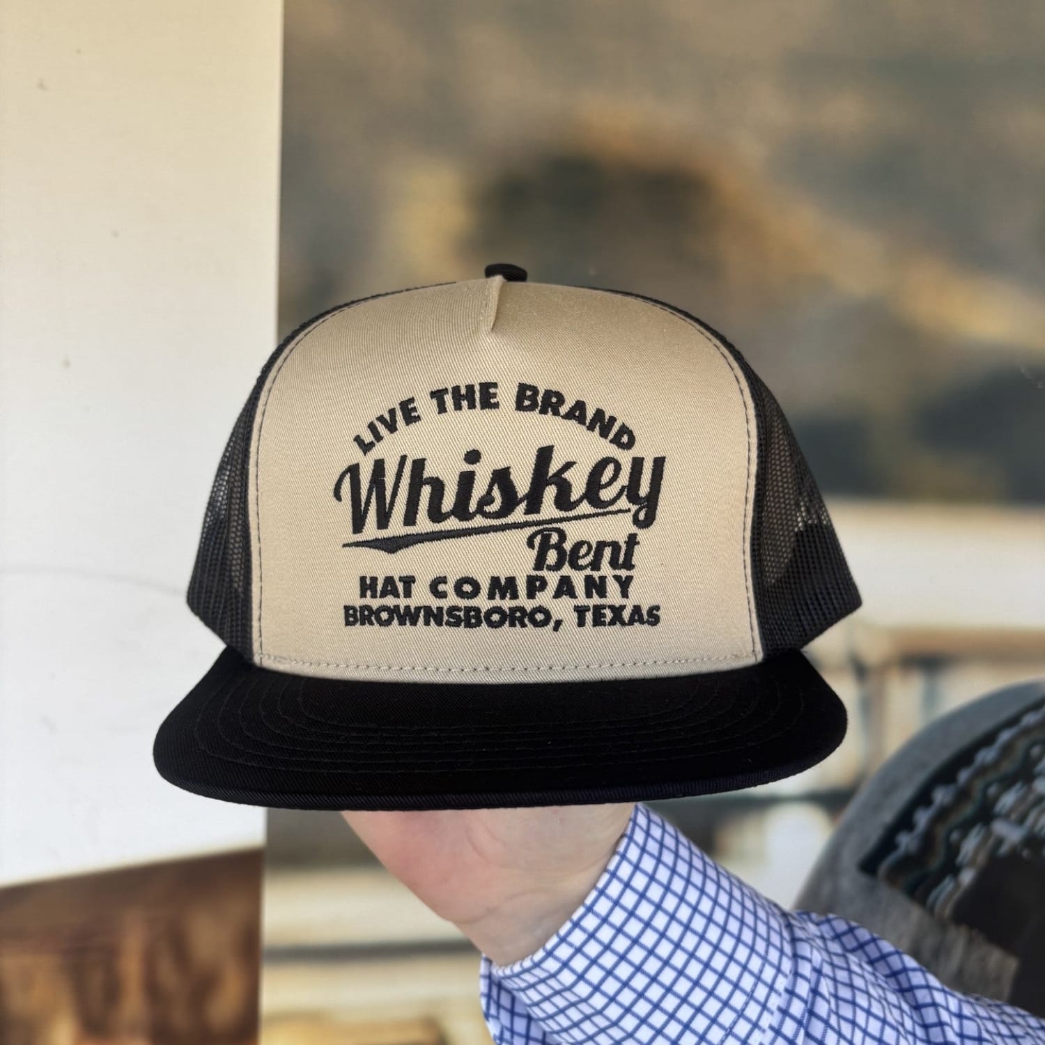 Whiskey Bent Hat Co Caps Tan Whiskey Bent Hat Co Cap Trucker Cali