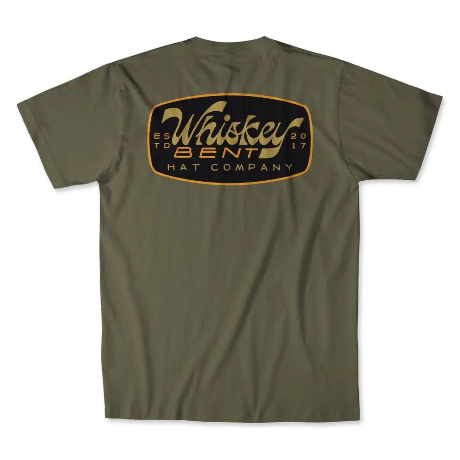 Whiskey Bent Hat Co Mens Shirts S / Olive Whiskey Bent Hat Co Tee Mens Damon
