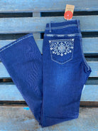 Wild Child Womens Jeans 10X34 Outback Jeans Womens Annie Bling (OBW201099)