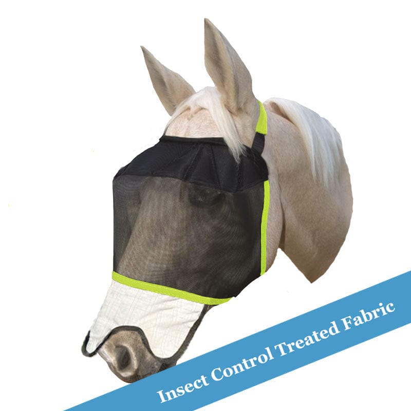 Wild Horse Fly Masks - Bonnets Pony Wild Horse Ultimate UV Fly Veil with Ripstop Nose (FV43F)