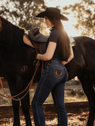 Wild Lace Womens Jeans 23x34 Wild Lace Jeans Womens The Rancher High Rise Bootcut