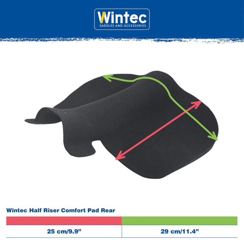 Wintec Saddle Accessories Black Half Riser Comfort Pad