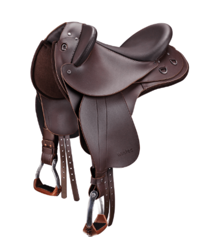 Wintec Saddles M / Brown Wintec Saddle 500 Half Breed