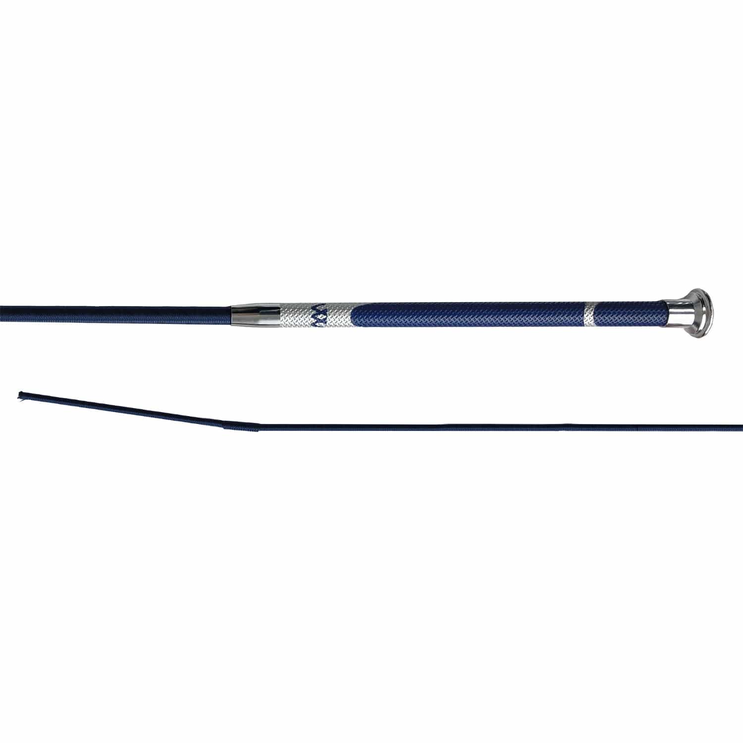 Woof Wear Whips 100cm / Navy/Silver Woof Wear Whip Dressage Resolute (LOCAL PICK UP ONLY)