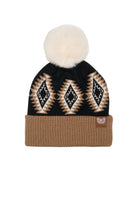 Wrangler Caps Black/Chocolate Wrangler Beanie Womens Kate