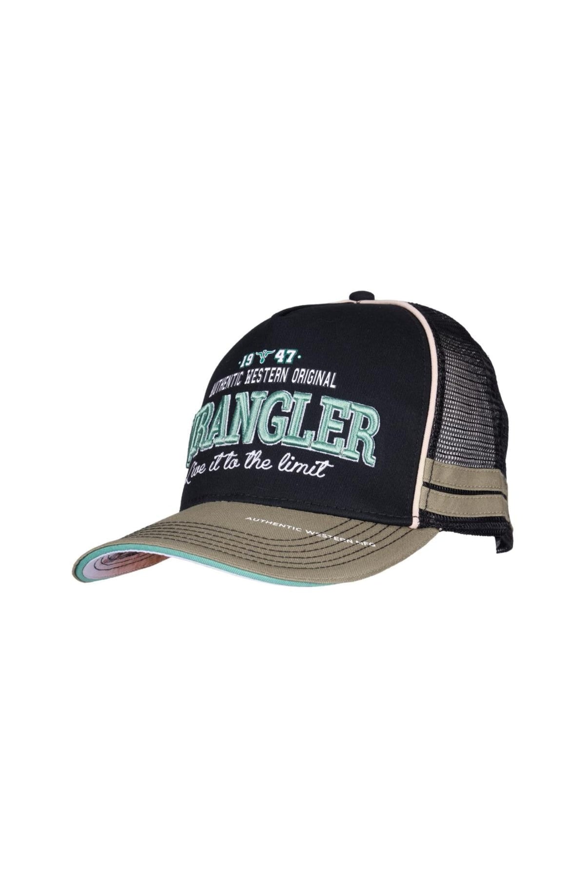 Wrangler Caps Black/Sage Wrangler Cap Layton HP Trucker