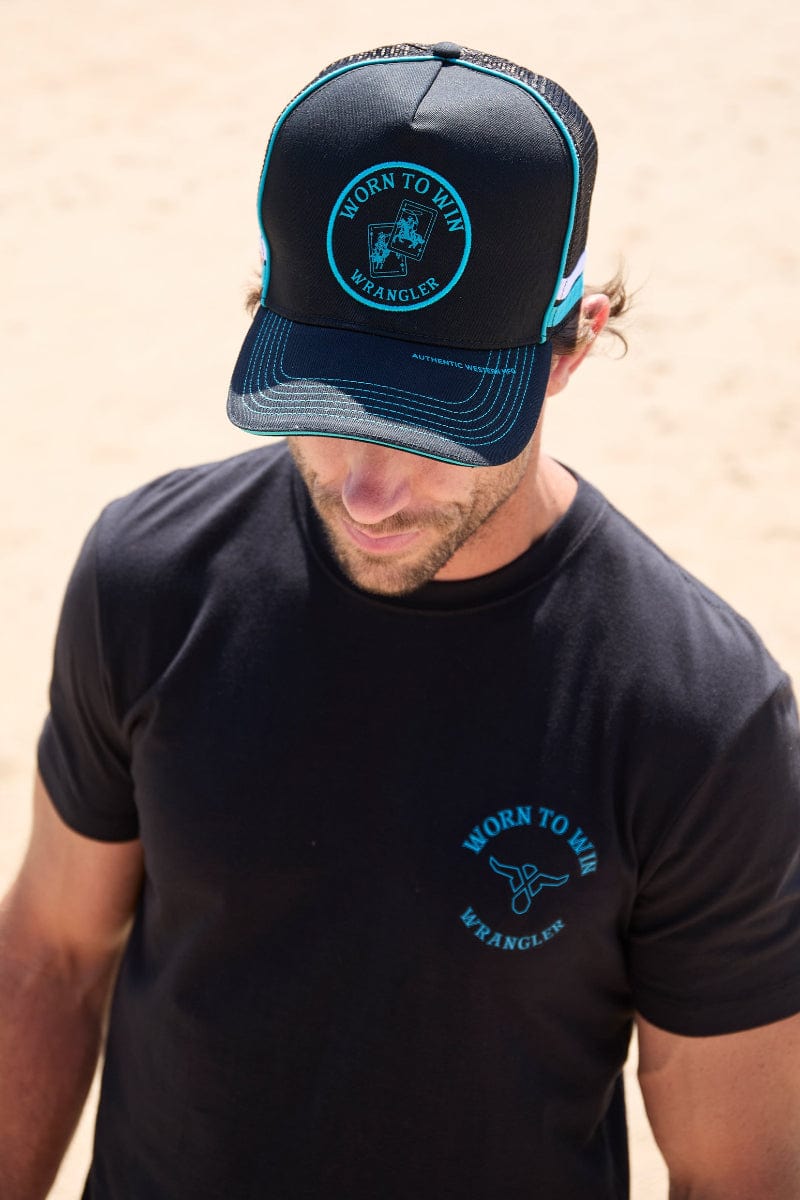 Wrangler Caps Black Wrangler Cap Trucker Ricky HP