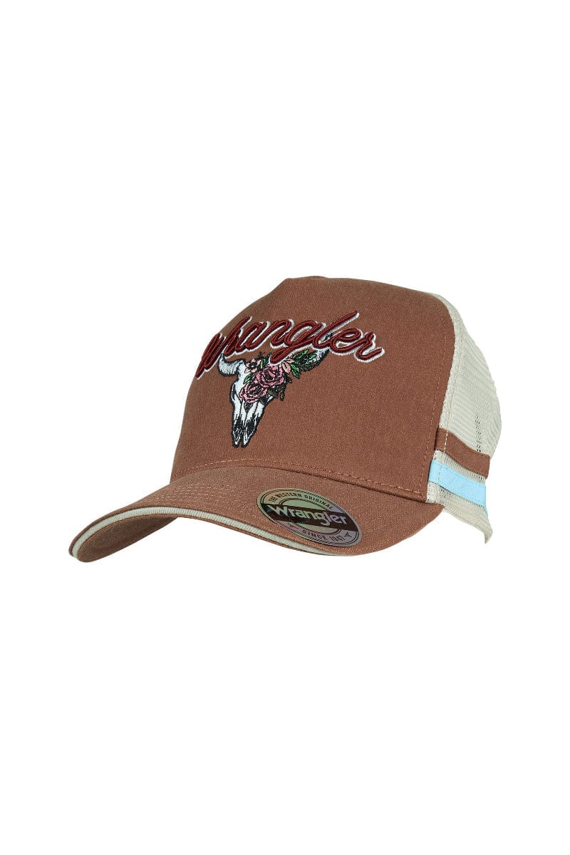 Wrangler Caps Brown Wrangler Cap Lisha High Profile Trucker