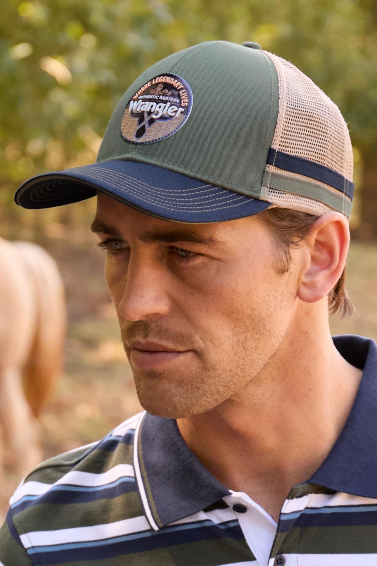 Wrangler Caps Cypress/Navy Wrangler Cap Neil Trucker