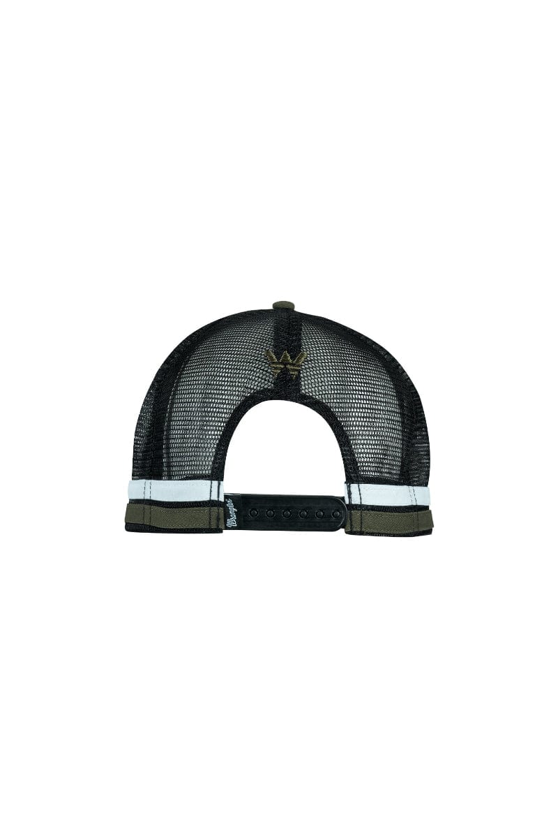 Wrangler Caps Cypress Wrangler Cap Logo High Profile Trucker