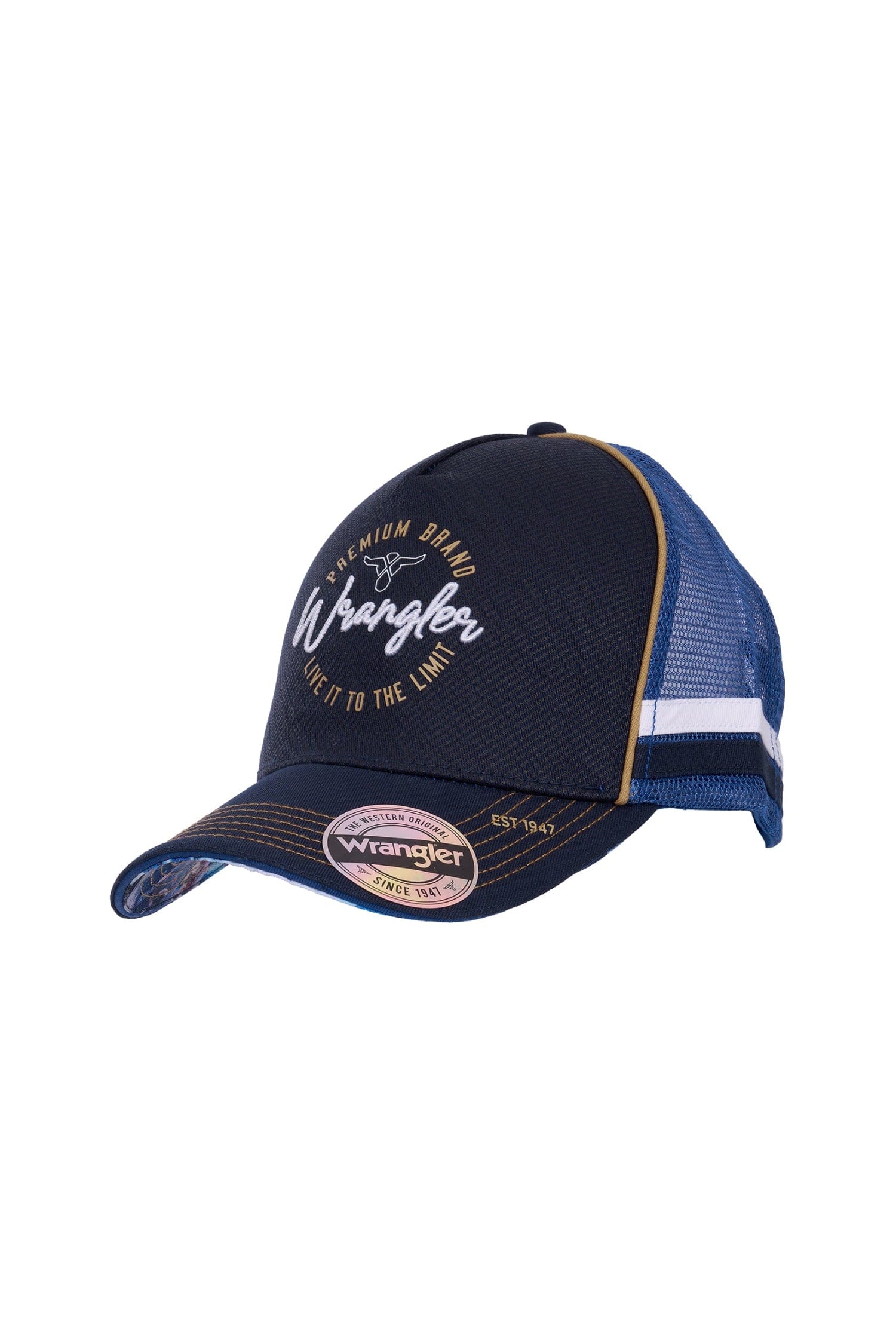 Wrangler Caps Navy/Denim Wrangler Cap Mario HP Trucker