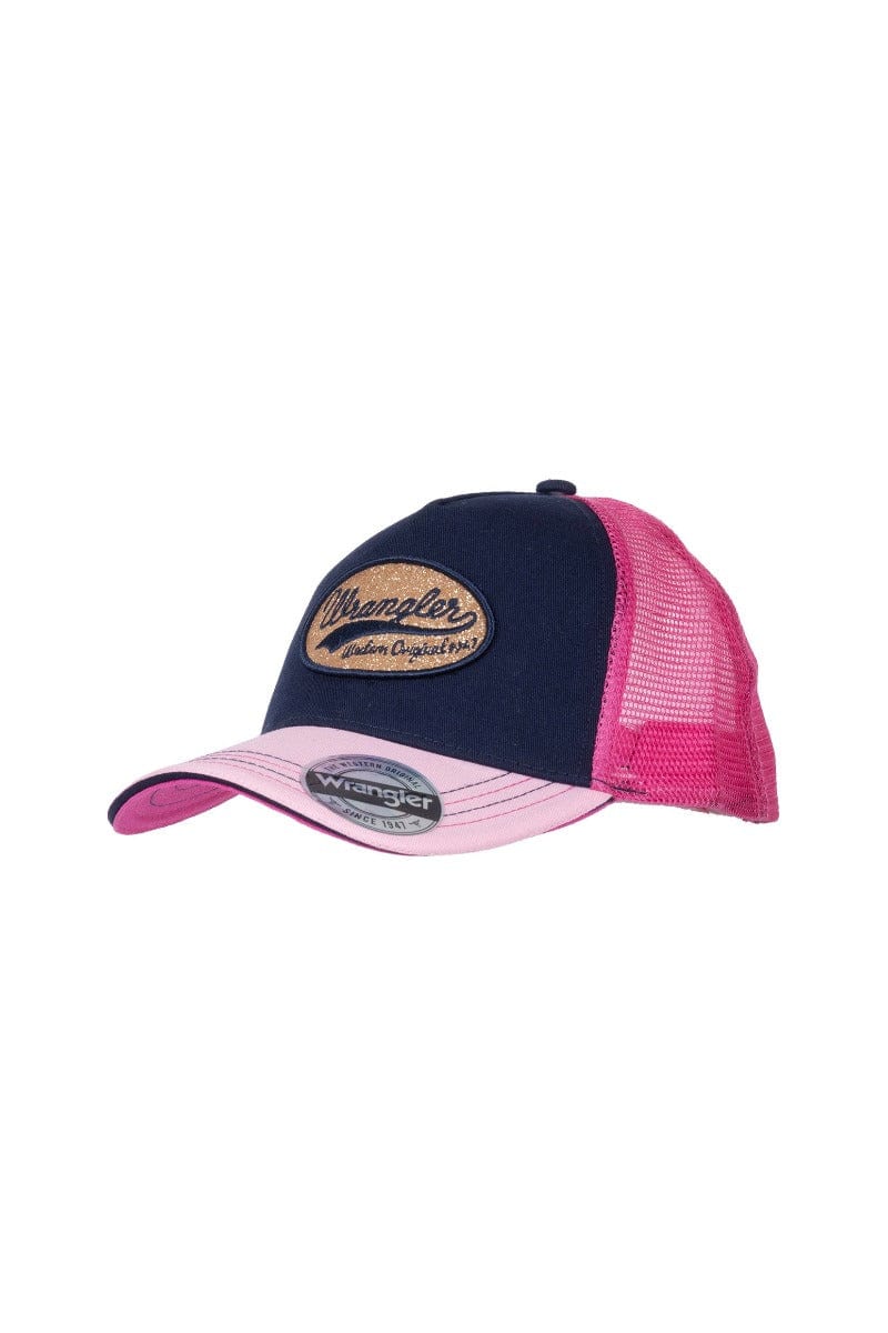 Wrangler Caps Navy/Pink Wrangler Cap Kids Candy Trucker (X3S5957CAP)