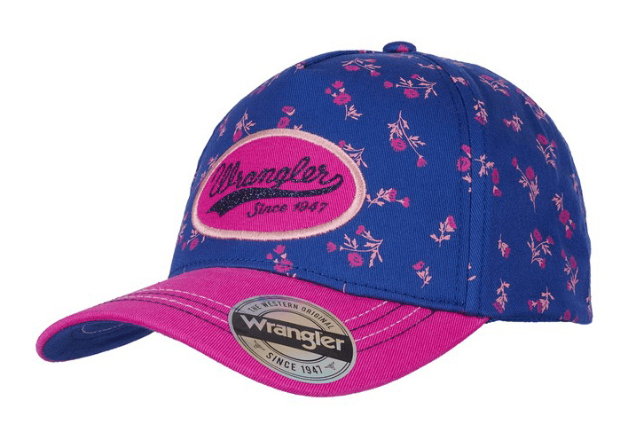 Wrangler Caps Navy/Pink Wrangler Cap Kids Kiara