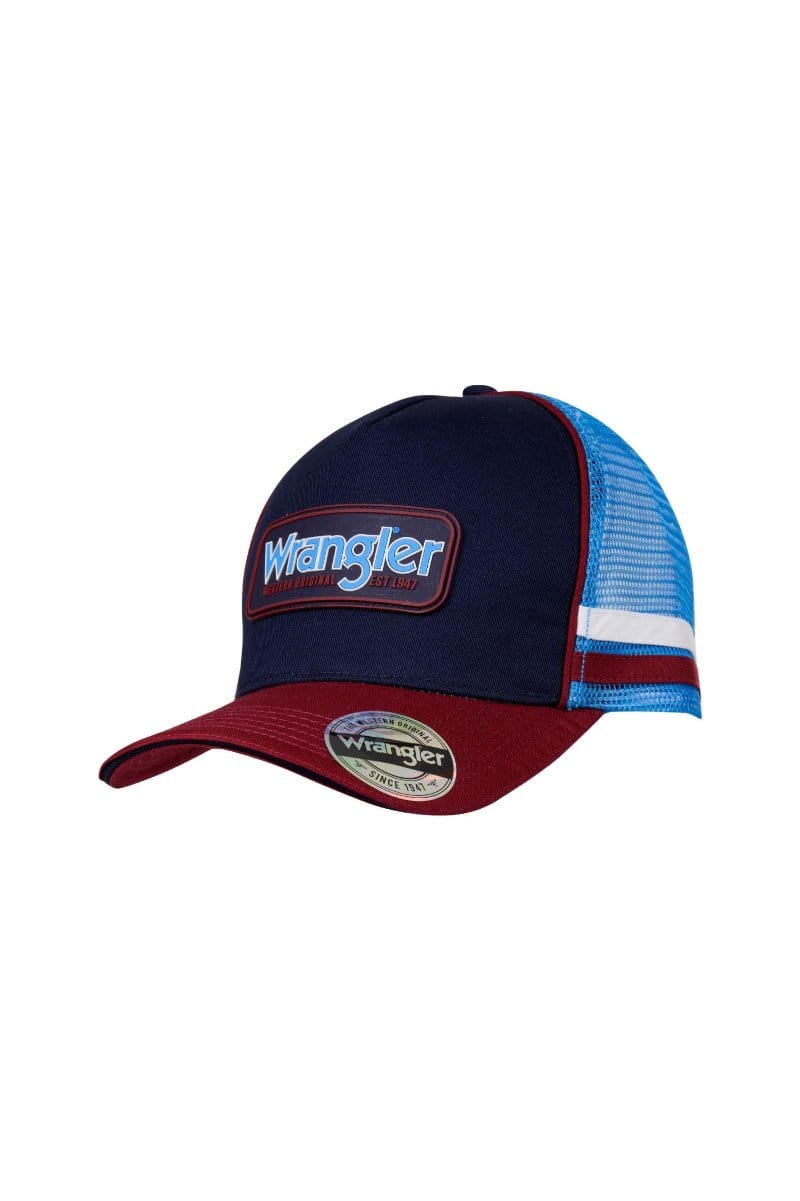 Wrangler Caps Navy/Red Wrangler Trucker Cap Owen