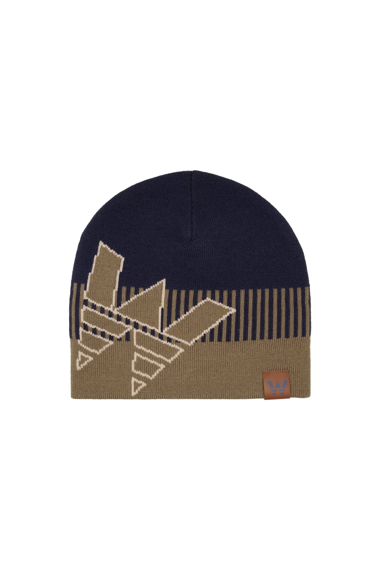 Wrangler Caps Navy/Tan Wrangler Beanie Stan