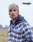 Wrangler Caps Navy/Tan Wrangler Beanie Stan