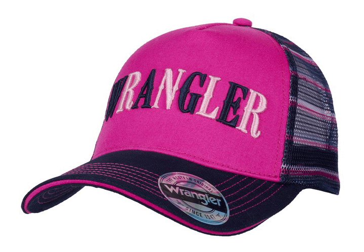 Wrangler Caps Pink/Navy Wrangler Cap Lisa Trucker