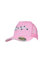 Wrangler Caps Pink Wrangler Cap Kids Aria High Profile Ponytail