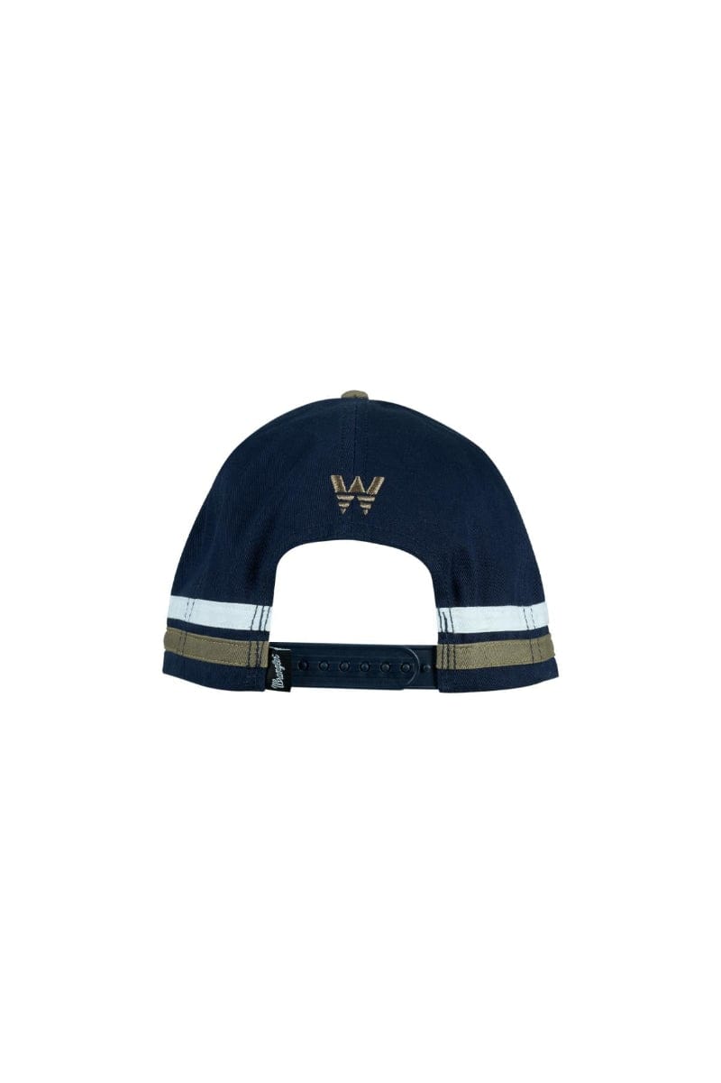 Wrangler Caps Tan/Navy Wrangler Cap Damon High Profile Trucker