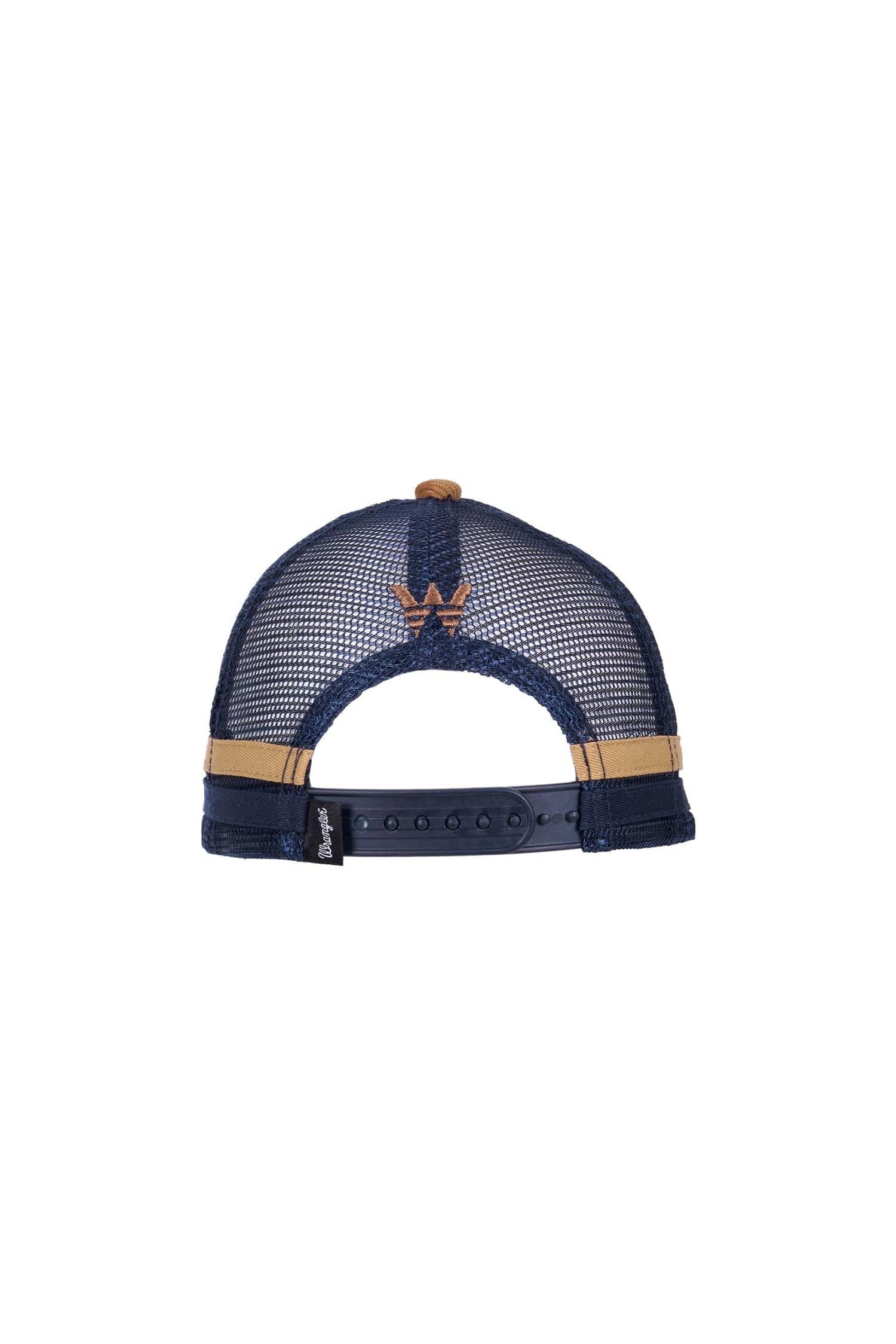 Wrangler Caps Tan/Navy Wrangler Cap Kids Conner Trucker