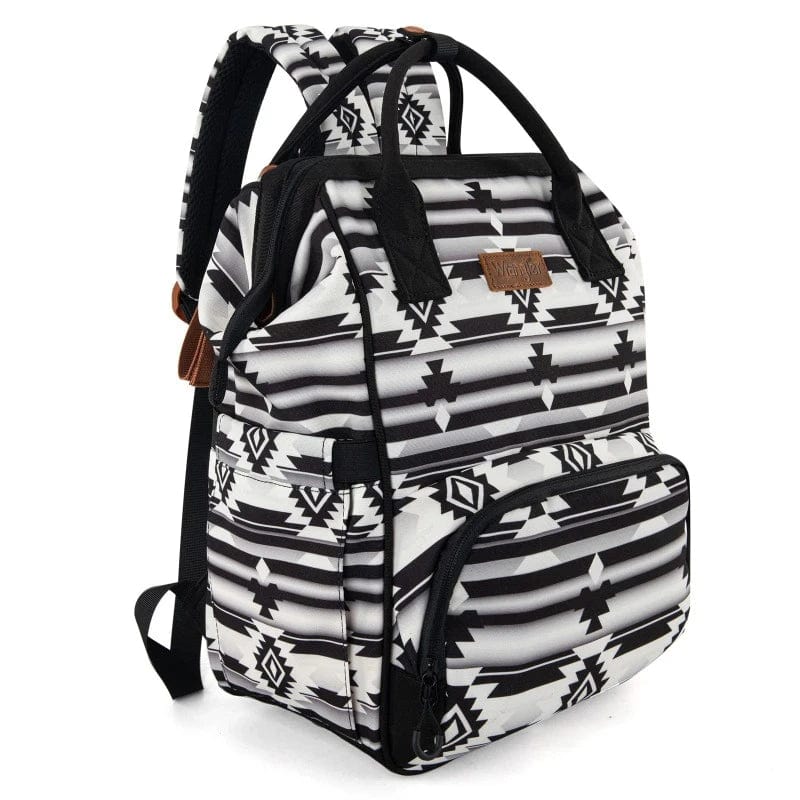 Wrangler Handbags & Wallets Black Wrangler Backpack All Over Aztec Callie