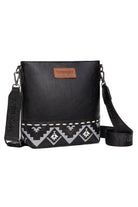 Wrangler Handbags - Wallets Black Wrangler Handbag Lana Aztec Print Crossbody