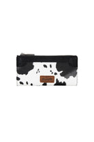 Wrangler Handbags - Wallets Black Wrangler Wallet Cow Print Slim