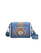 Wrangler Handbags - Wallets Blue Wrangler Handbag Maya Aztec Crossbody
