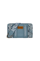 Wrangler Handbags - Wallets Blue Wrangler Wallet Paisley