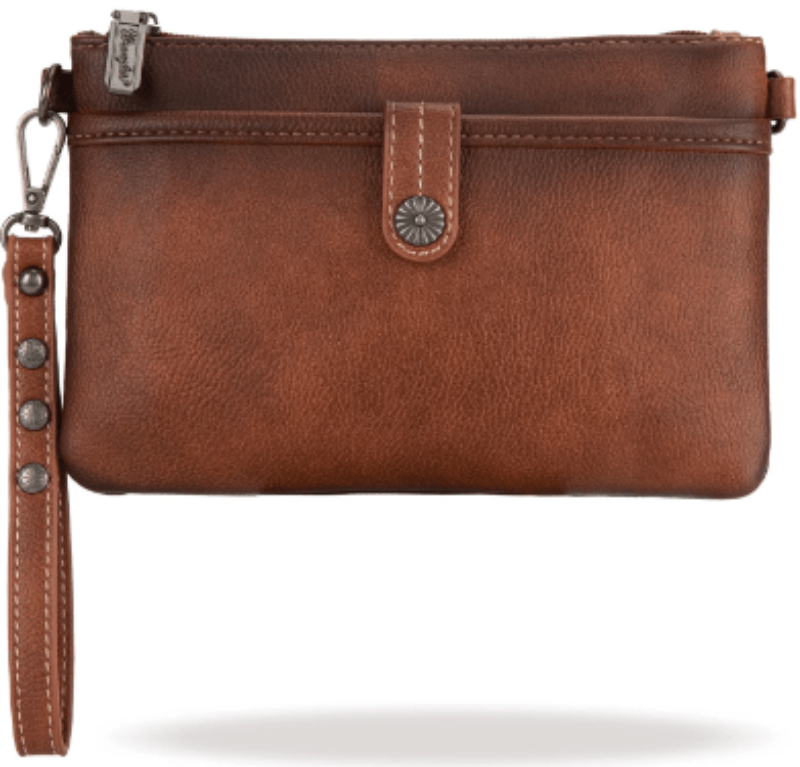 Wrangler Handbags & Wallets Brown Wrangler Clutch Crossbody